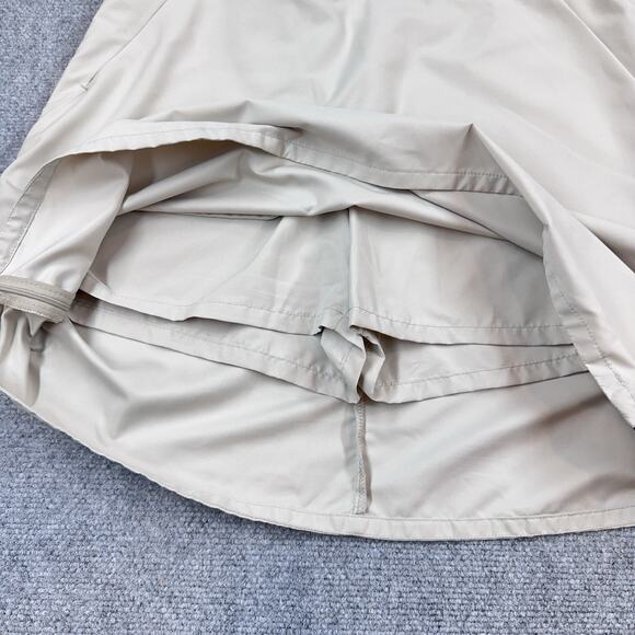 Patagonia Duway Flat Front Size 12 Skort Womens Tan Khaki Zippered Sides Hiking - Picture 6 of 9